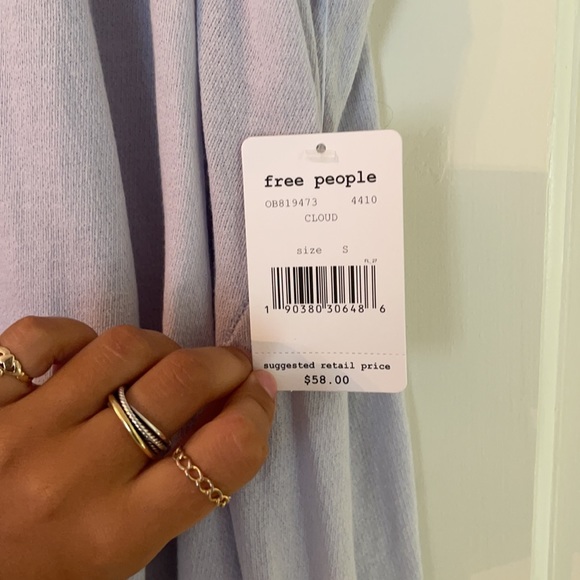 NWT Free People Coconut Tee - Picture 5 of 7